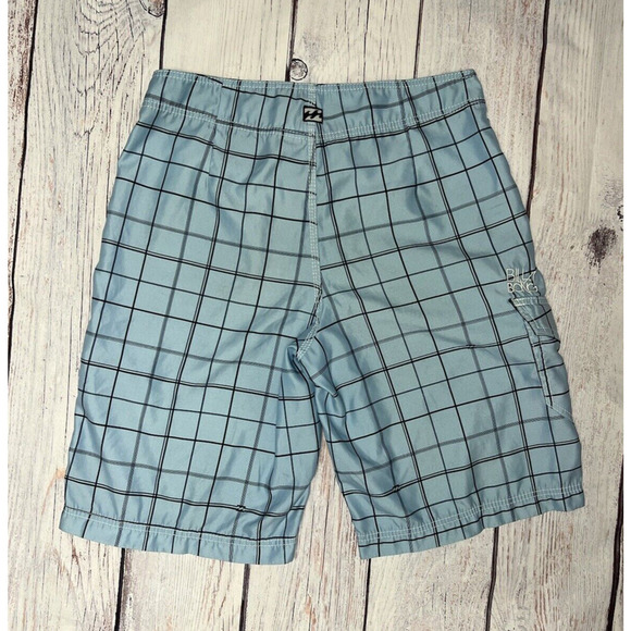 Billa Bong Men’s Blue Board Surf Swim Shorts Size 33 Aqua Blue Nice Billa Bong - Picture 4 of 7